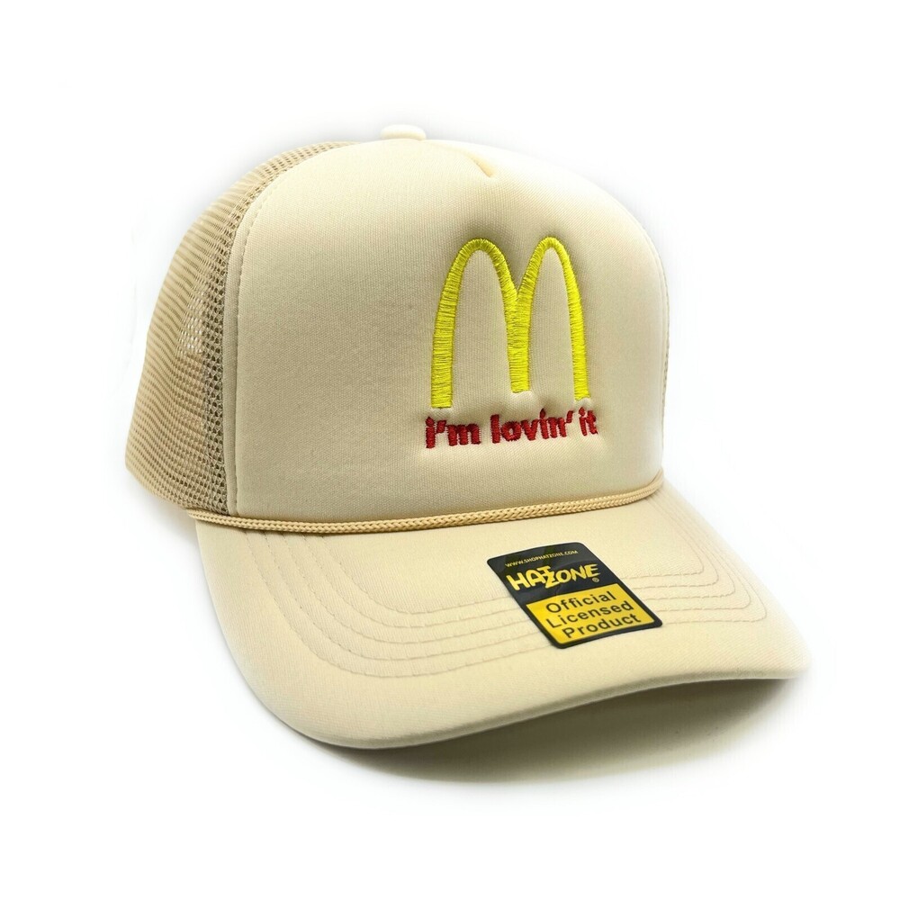 Im Lovin It Mesh Trucker Snapback (Khaki)